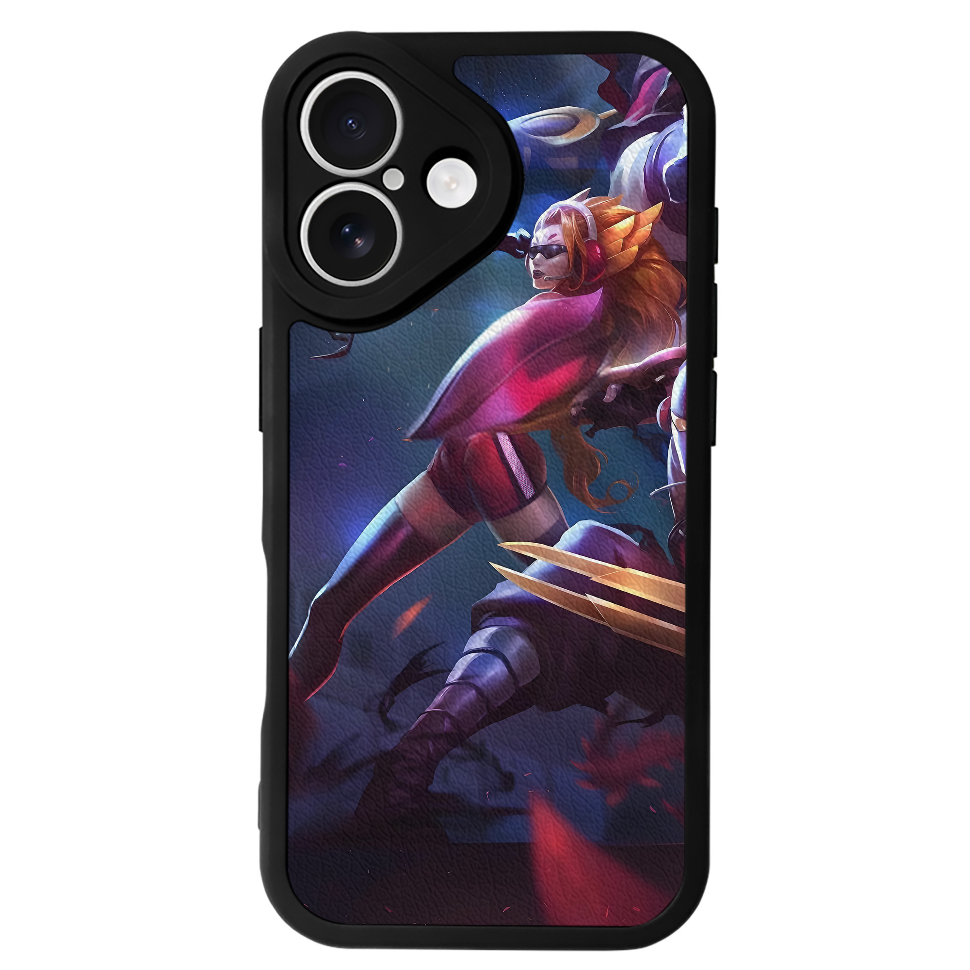 リーグ・オブ・レジェンド League of Legends LOL 【iPhone 16シリーズ対応】シリコンスマホケース（レザー調） 材質：シリコン